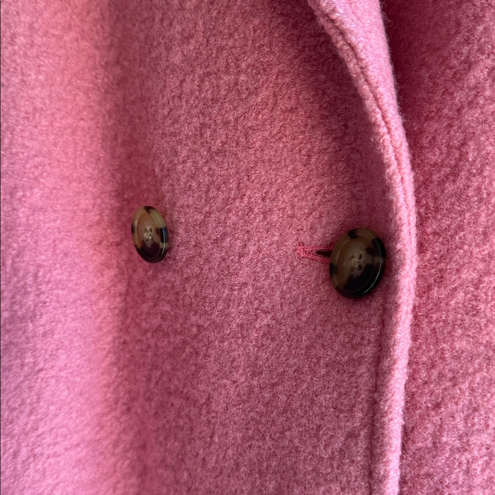 J. Crew Pink Double-Breasted Trench Coat - Picture 5 of 6